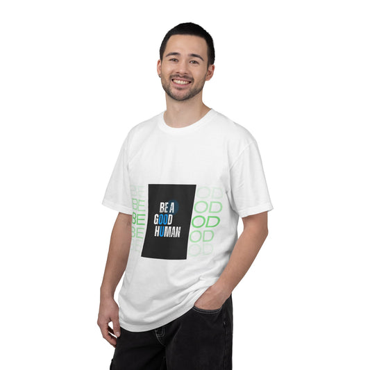 Be A Good Human T-Shirt | Comfort Colors 1717 Tee | Inspirational Graphic Shirt | Vintage Washed Cotton Unisex Tee