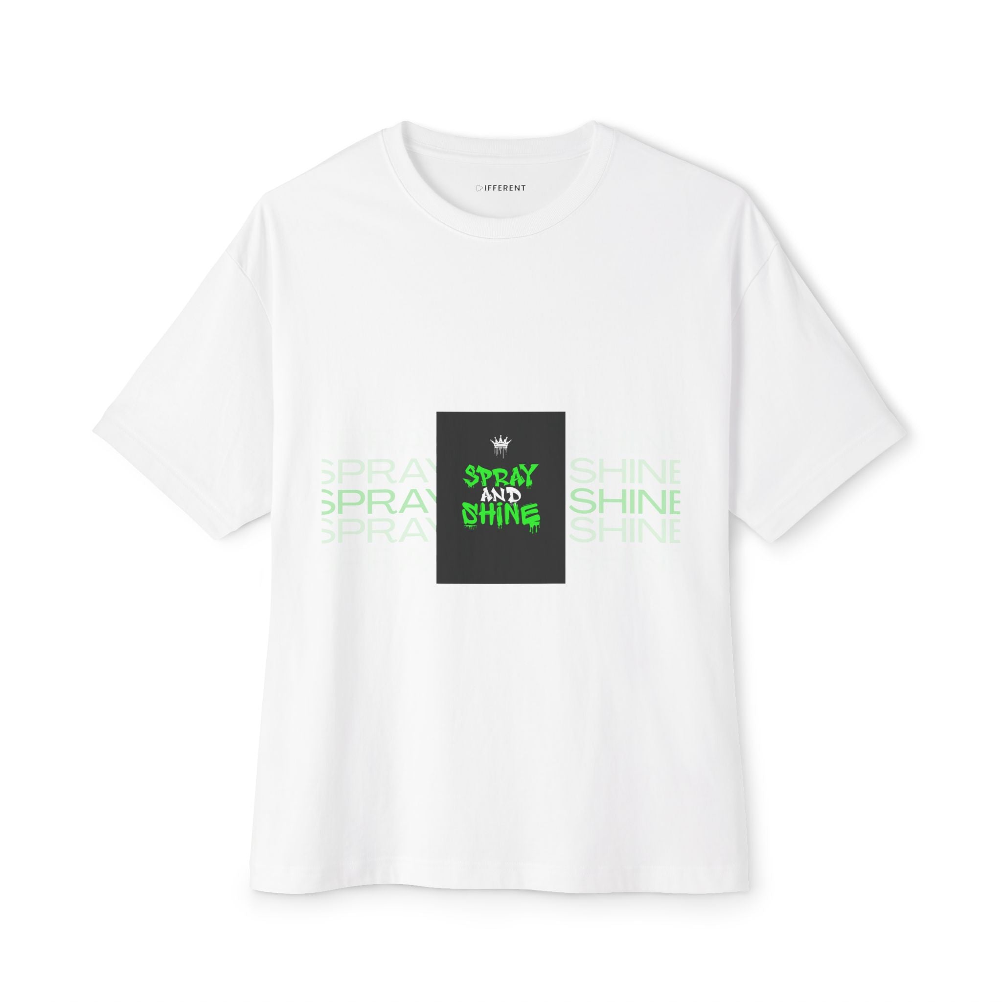 Spray and Shine Boxy T-Shirt | Trendy Streetwear Graphic Tee