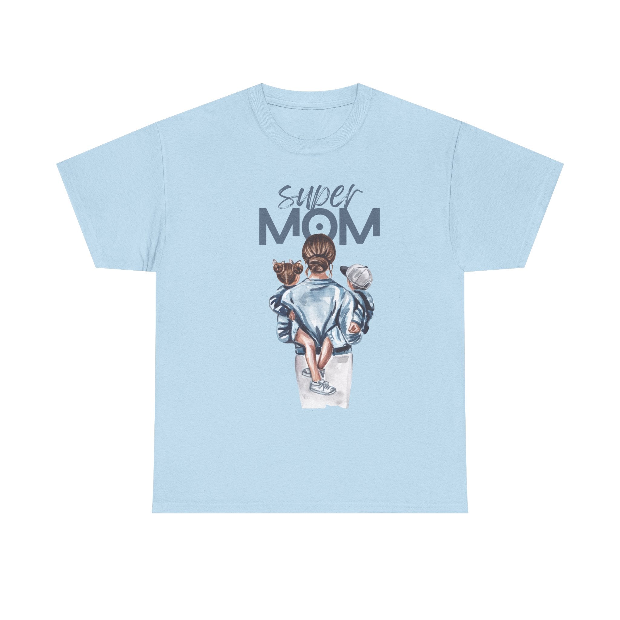 Super Mom Heavy Cotton T-Shirt | Cute Mother’s Day Gift