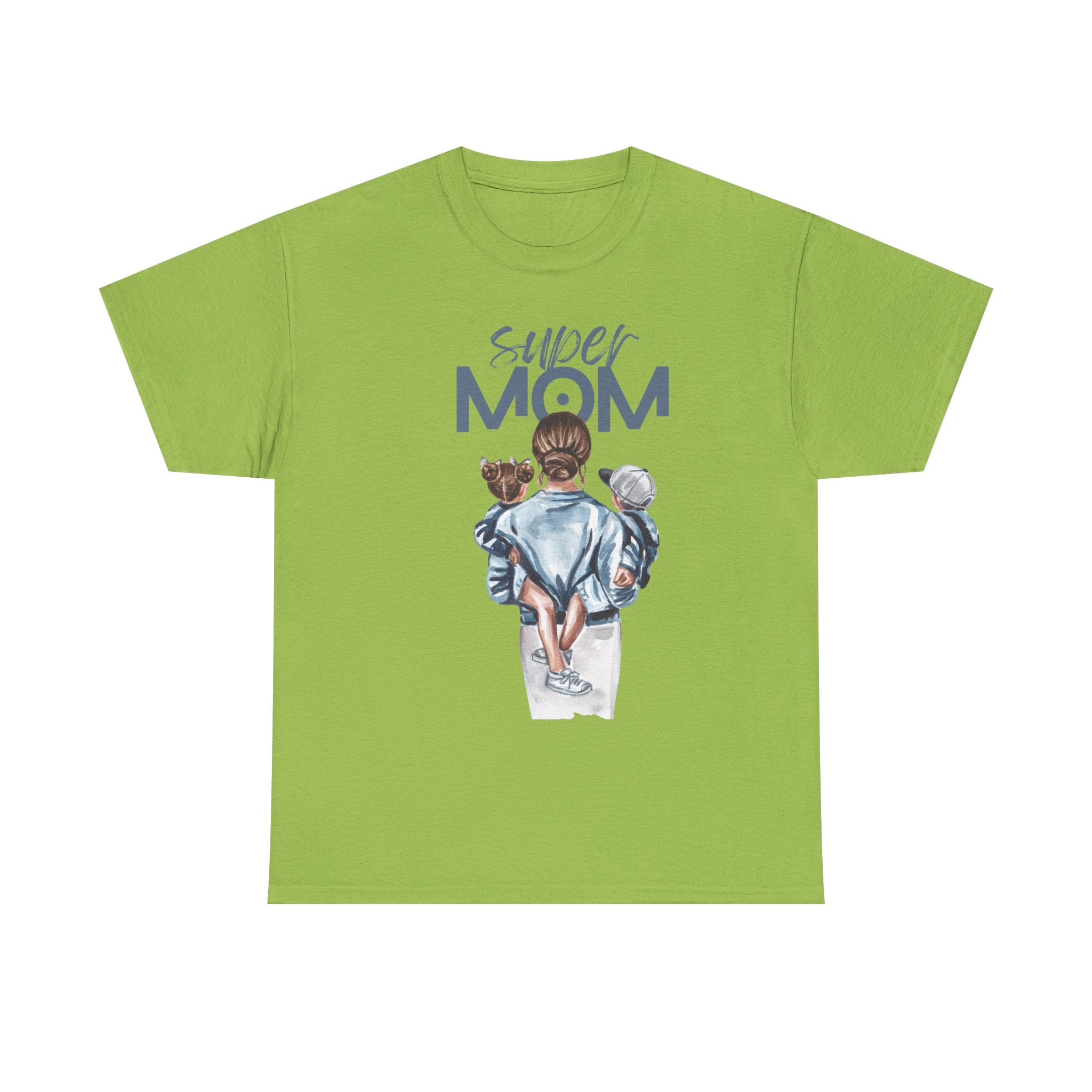 Super Mom Heavy Cotton T-Shirt | Cute Mother’s Day Gift