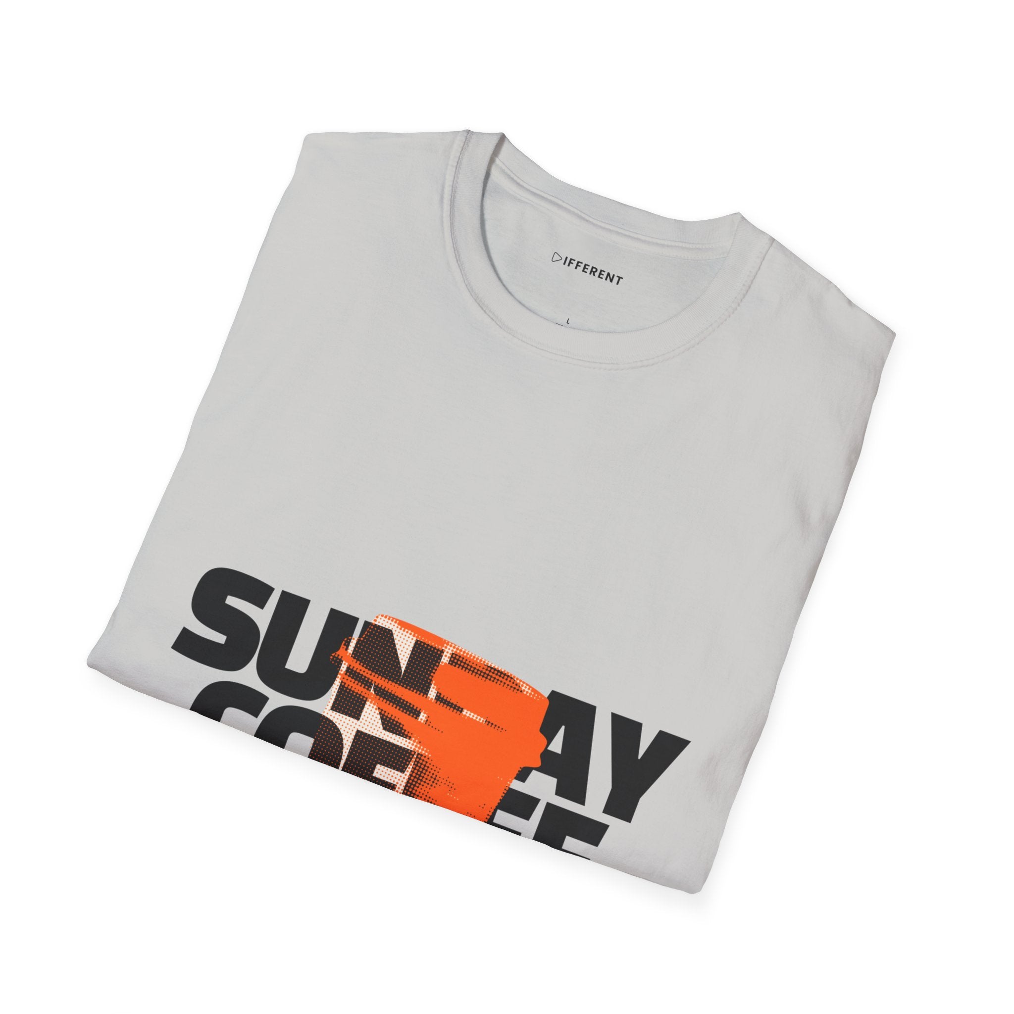 Sunday Coffee Chill T-Shirt | Cozy Aesthetic Graphic Tee | Gildan 64000 Softstyle Shirt | Relaxed Weekend Vibes
