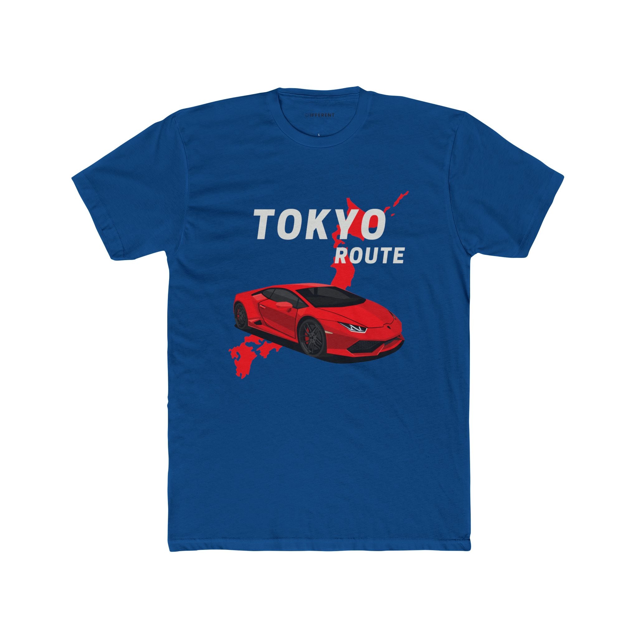 Tokyo Route Tee — Red Sports Car