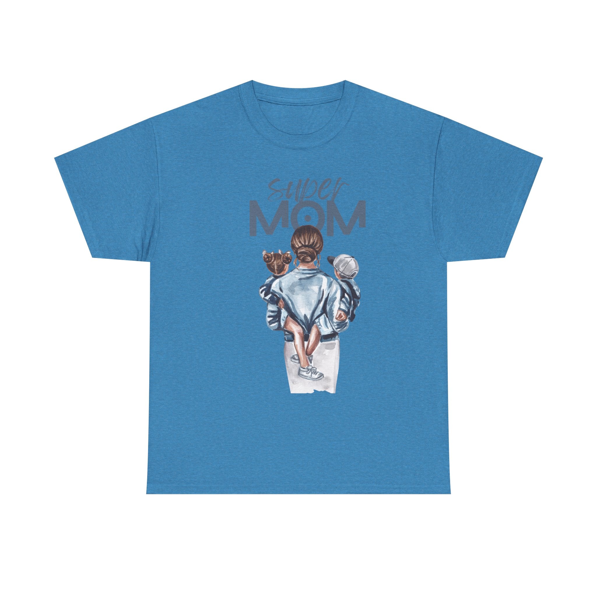 Super Mom Heavy Cotton T-Shirt | Cute Mother’s Day Gift