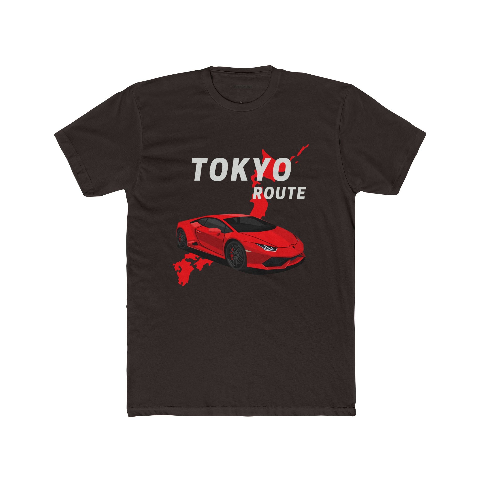 Tokyo Route Tee — Red Sports Car