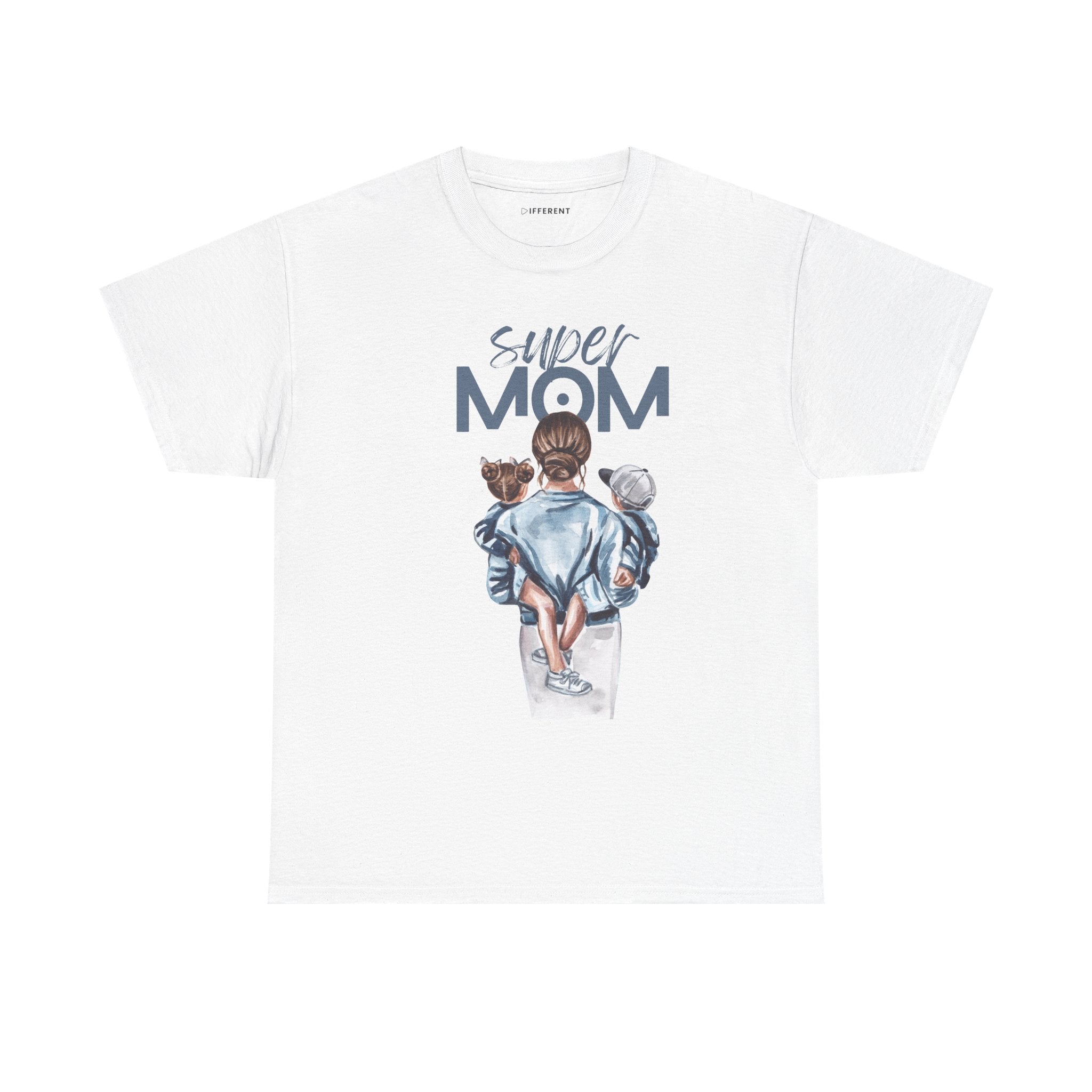 Super Mom Unisex Heavy Cotton Tee |  T-Shirt | Cute Mother’s Day Gift | Strong Mom Graphic Tee