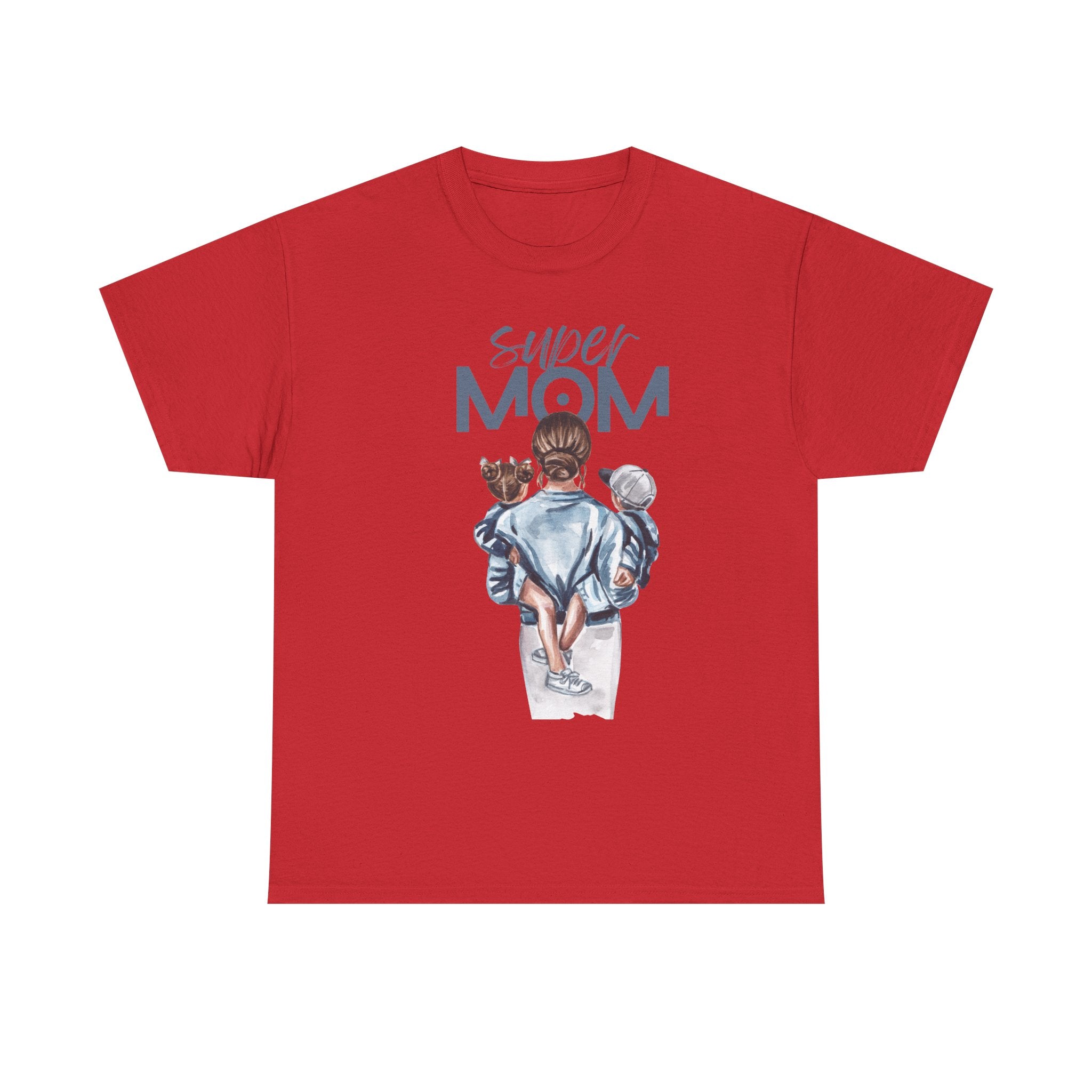 Super Mom Heavy Cotton T-Shirt | Cute Mother’s Day Gift