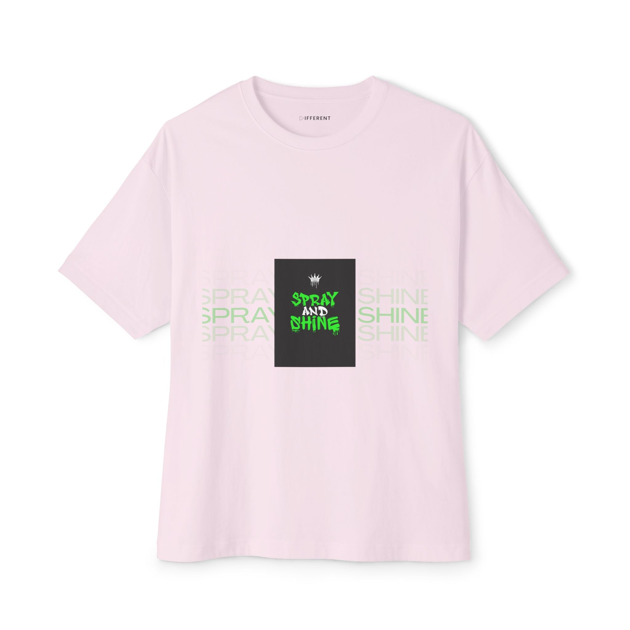 Spray and Shine Boxy T-Shirt | Trendy Streetwear Graphic Tee