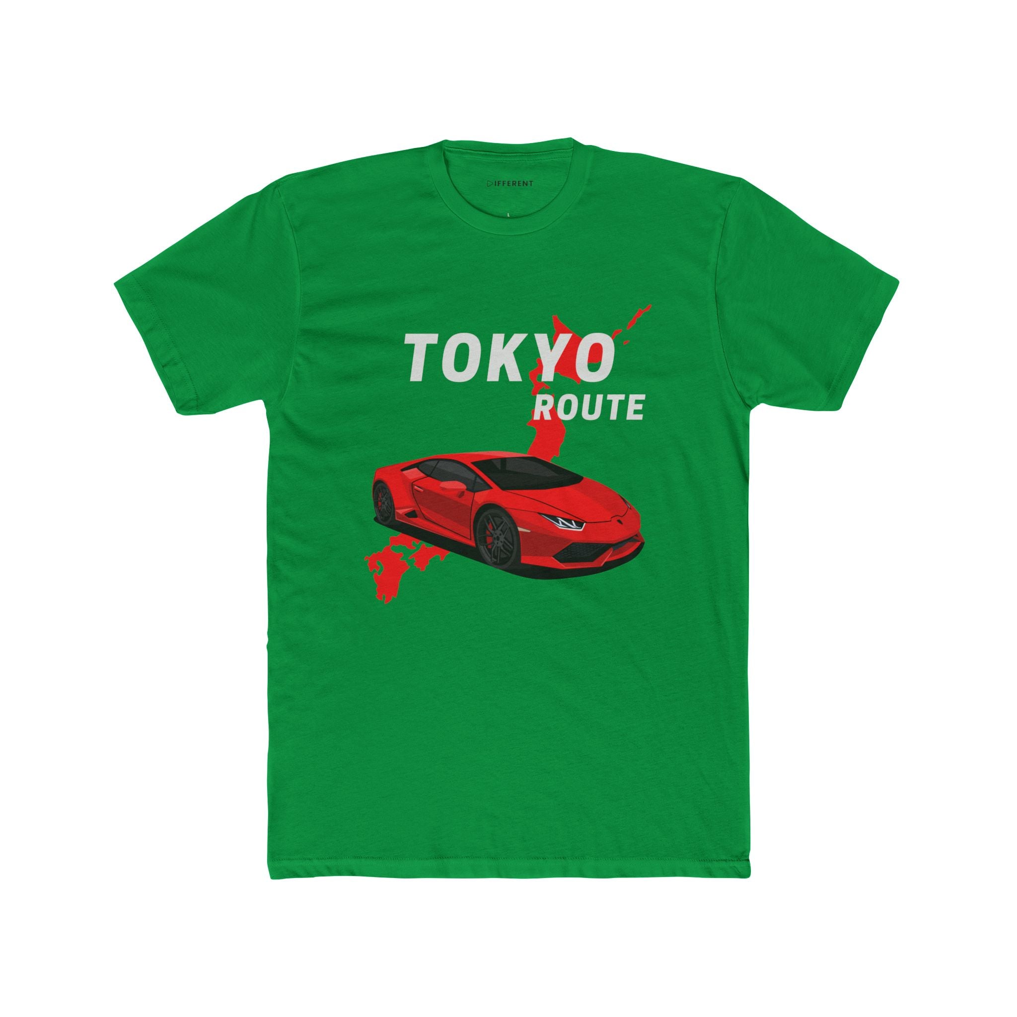 Tokyo Route Tee — Red Sports Car